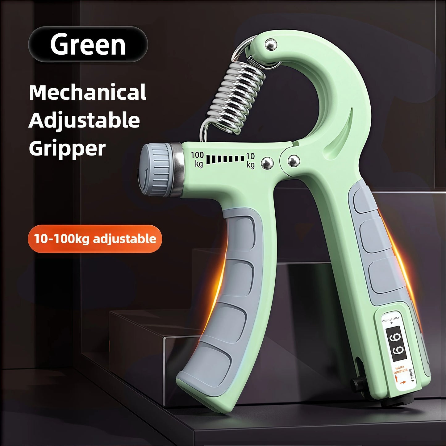 Grip Strength Trainer Forearm Strengthener Hand Squeezer Adjustable Resistance Hand Grip Strengthener for Muscle Building