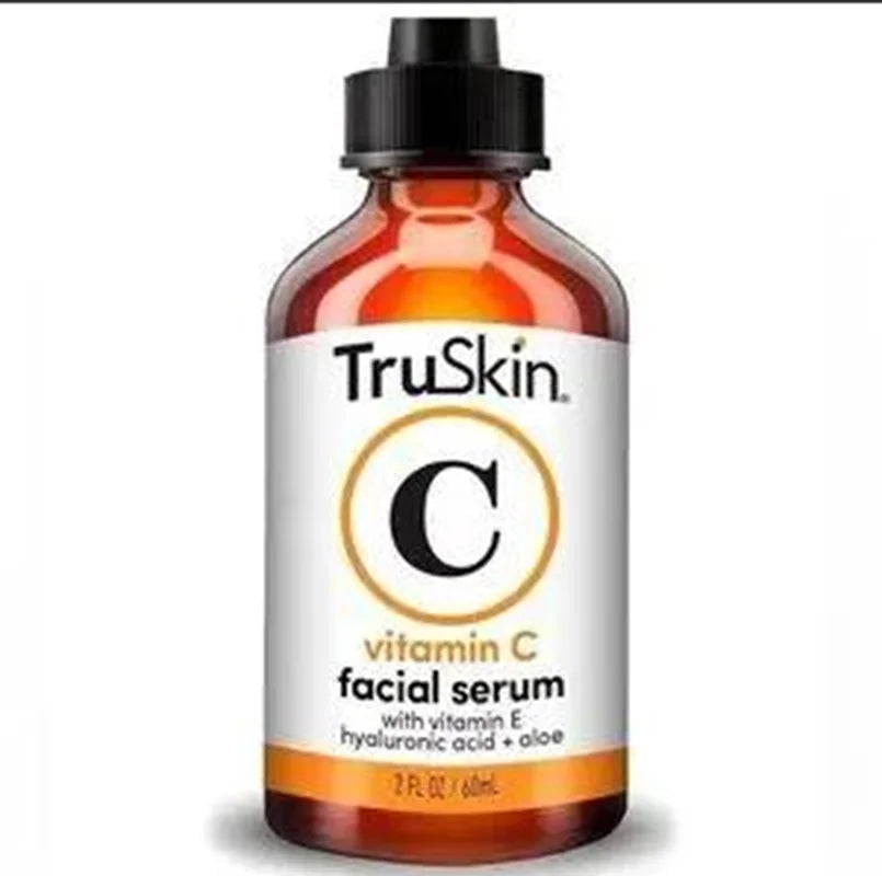 TruSkin Vitamin C Facial Serum 30ml 60mlwith Vitamin E Hyaluronic Acid Brightening Anti-Aging Serum